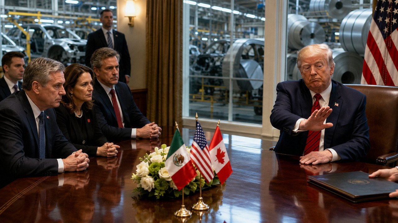 Trump Kuzey Amerika ticaret anlaşmasını gözden çıkardı